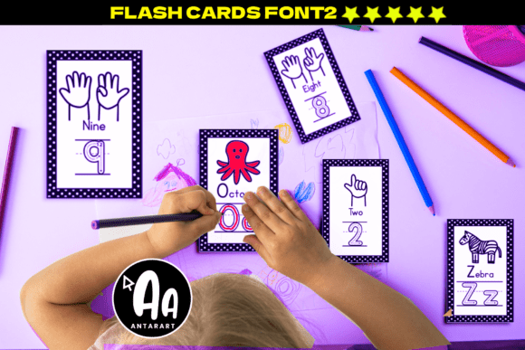 Abcd Ref Flash Cards: Polka Dot Alphabet & Number Design