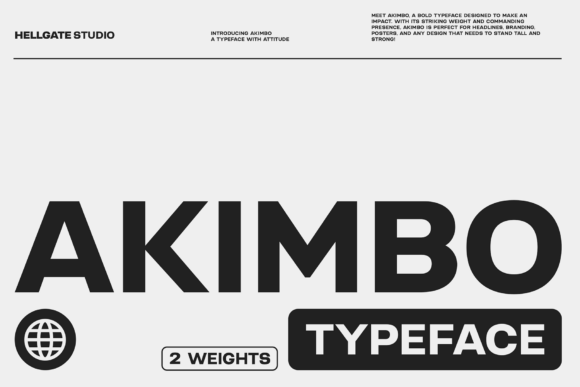 Akimbo: Bold Typography for Modern Branding