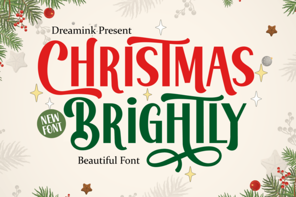 Christmas Brightly: Elevating Festive Design with Artisan Typography