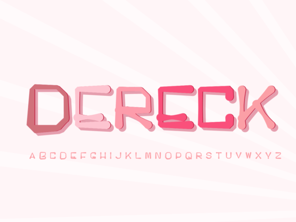 Dereck: A Display Font for Bold Visual Impact