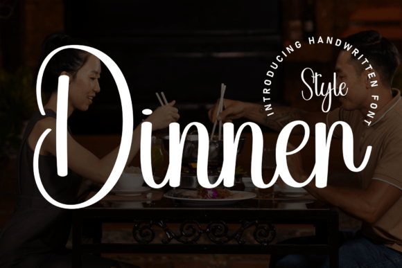 Dinner: A Whimsical Typeface for Modern Design