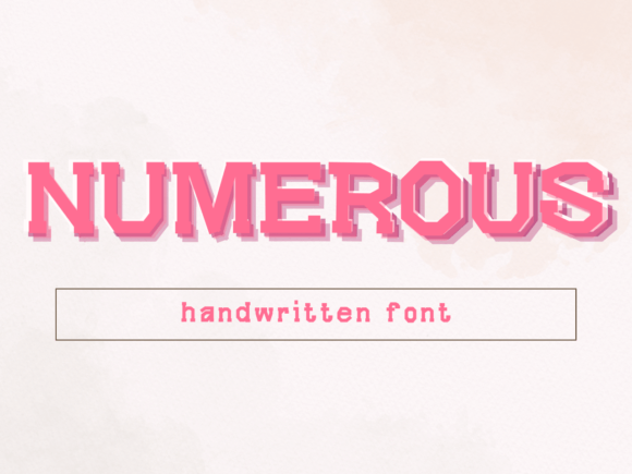 Discover Numerous: A Quirky Display Font for Modern Design
