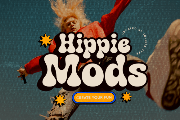 Hippie Mods: A Font for Bold, Retro Visual Design