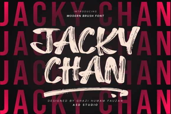 Jacky Chan: The Hyper-Realistic Font for Impactful Design