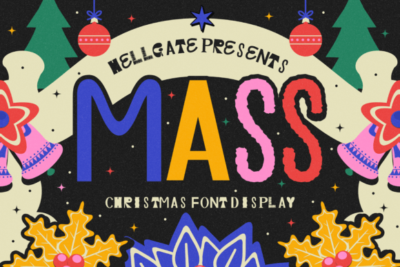 Mass: The Playful Christmas Display Font for Festive Design