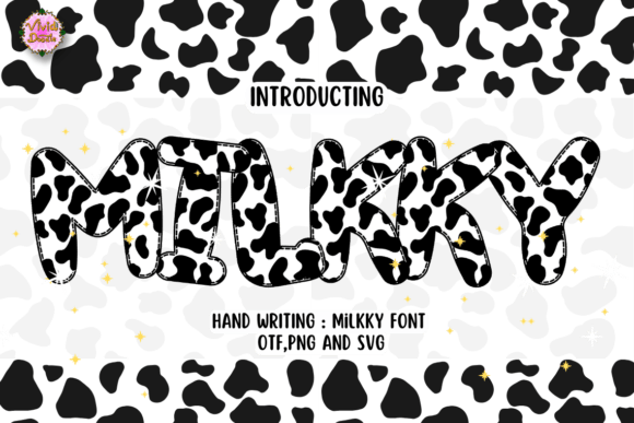 Milkky Font: Udderly Charming Typography for Creative Projects