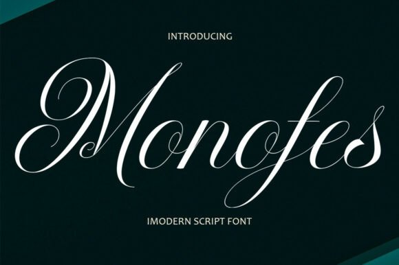 Monofes: Elevating Modern Design with Stylish Script Typography
