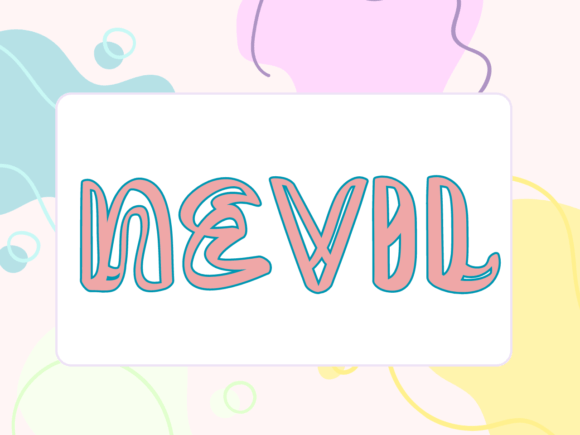 Nevil: A Quirky Font for Modern Design Projects