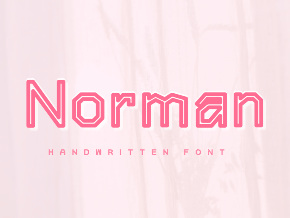 Norman: A Sweet Handwritten Font for Creative Projects