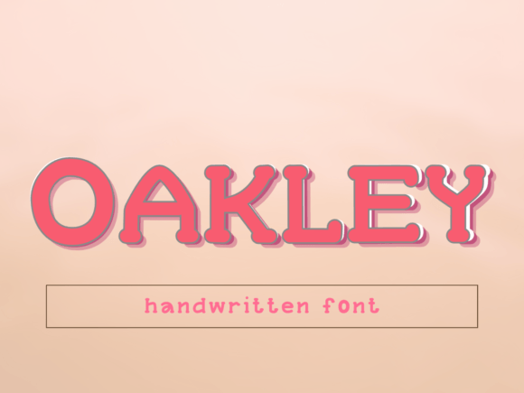 Oakley: A Sweet Handwritten Font for Creative Projects