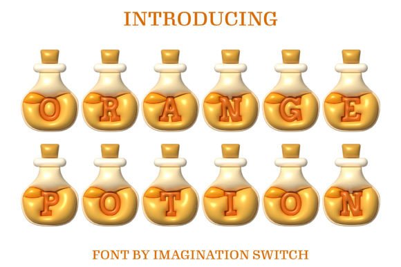 Orange Potion Inflated: A Dynamic Typographic Asset