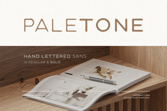 Paletone: A Hand-Lettered Font for Organic Design