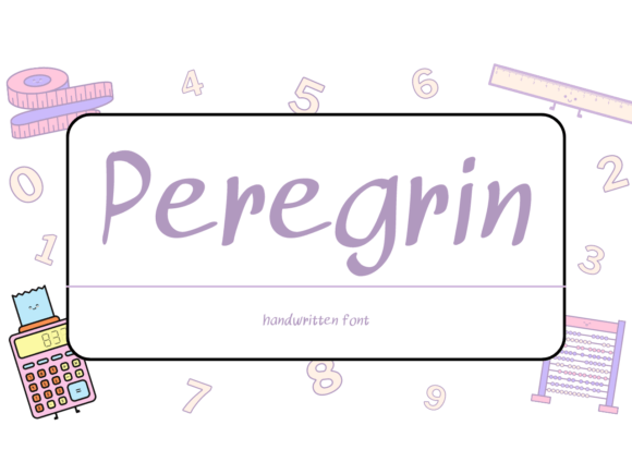 Peregrin: The Friendly Font for Modern Designers