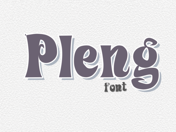 Pleng: A Modern Script Font for Elegant Branding