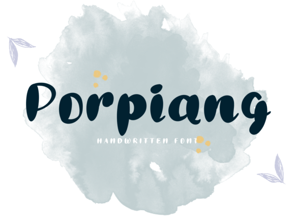 Porpiang: Elevate Your Designs with a Friendly Handwritten Font