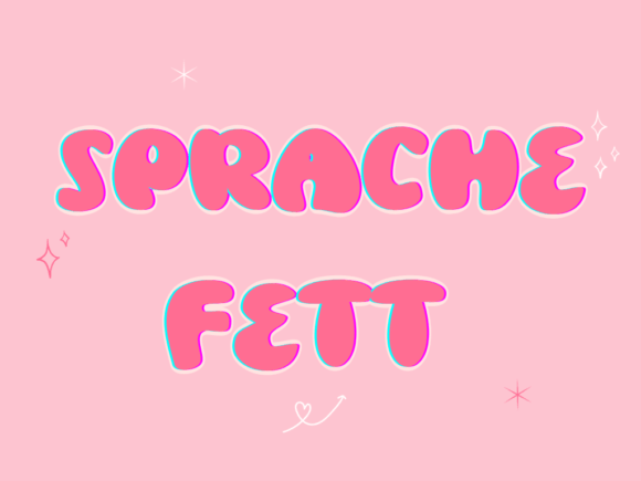 Sprache Fett: A Friendly Font for Modern Design