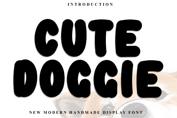 Unleash Playful Design with the Cute Doggie Font